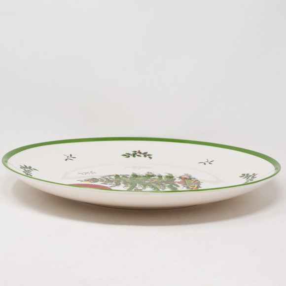 Spode Christmas Tree Platter Round Melamine 14" New Holiday Tray Serving Festive - Picture 11 of 13
